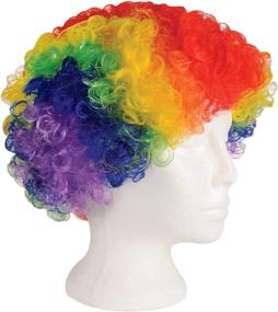 img 2 attached to 🌈 Optimized for Better SEO: Beistle 60273 Rainbow Clown Wig