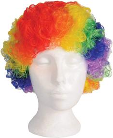 img 3 attached to 🌈 Optimized for Better SEO: Beistle 60273 Rainbow Clown Wig