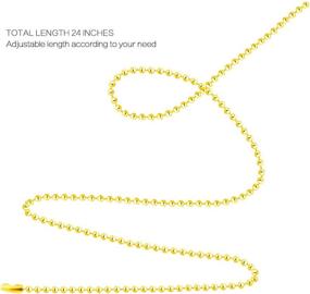 img 2 attached to 💎 SUMERSHA Necklace Adjustable Extension Connector: Enhance Your Beading & Jewelry Making Projects