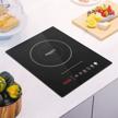 electric induction cooktop ceramic surface logo