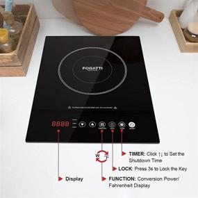 img 2 attached to Electric Induction Cooktop Ceramic Surface