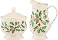 🎄 ivory lenox holiday sugar creamer: exquisite tableware for festive elegance логотип