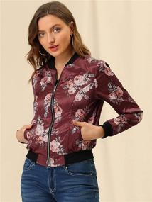 img 2 attached to Allegra Womens Sleeve Collar Floral