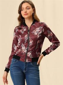 img 3 attached to Allegra Womens Sleeve Collar Floral