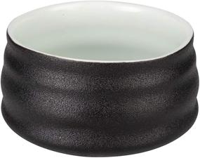 img 3 attached to 🍵 Authentic Japanese Handcrafted Matcha Tea Bowl & Cup Set: MYCHA Traditional Chawan for Matcha Tea Ceremony (Black Pottery)