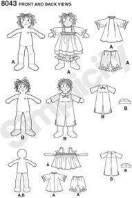 img 1 attached to Выкройки "Simplicity Patterns" куклы Анди Кэнденски.