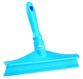 img 4 attached to 🧼 Vikan 71253 Blue Rubber Polypropylene Frame Bench Squeegee with Single Blade, 10 inches