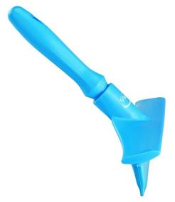 img 3 attached to 🧼 Vikan 71253 Blue Rubber Polypropylene Frame Bench Squeegee with Single Blade, 10 inches