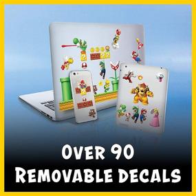 img 3 attached to 🎮 Vinyl Sticker Clings: Paladone Super Mario Bros. Gadget Decals - 4 Sheets