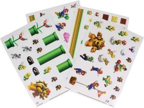 img 4 attached to 🎮 Vinyl Sticker Clings: Paladone Super Mario Bros. Gadget Decals - 4 Sheets