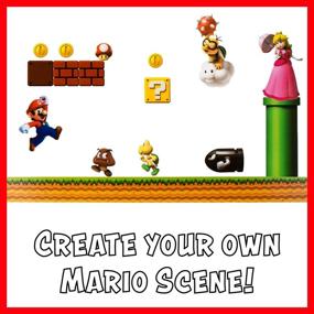 img 2 attached to 🎮 Vinyl Sticker Clings: Paladone Super Mario Bros. Gadget Decals - 4 Sheets