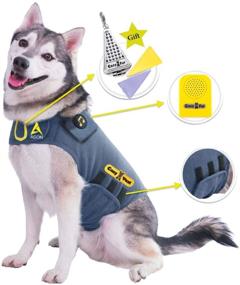 img 4 attached to CozyVest: Music, Aromatherapy, and Stress Relief in 1 Anxiety Dog Coat