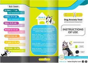 img 1 attached to CozyVest: Music, Aromatherapy, and Stress Relief in 1 Anxiety Dog Coat