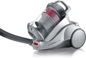 img 3 attached to 🧹 Severin Germany Polar Silver Bagless Canister Vacuum Cleaner: Nonstop Corded Cleaning Power