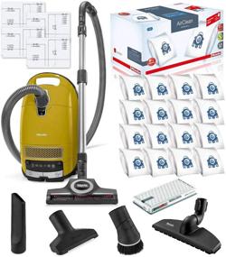 img 4 attached to 🧹 Miele Complete C3 Calima Canister HEPA Vacuum Cleaner with STB 305-3 Turbobrush Bundle - Includes Miele Performance Pack 16 Type GN AirClean Genuine FilterBags and Genuine AH50 HEPA Filter