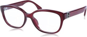 img 3 attached to FENDI Eyeglasses 0068 0Mkg Burgundy