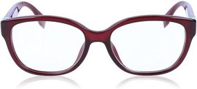 img 2 attached to FENDI Eyeglasses 0068 0Mkg Burgundy