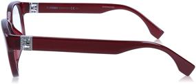 img 1 attached to FENDI Eyeglasses 0068 0Mkg Burgundy