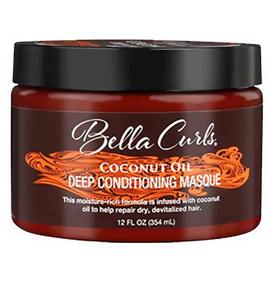 img 1 attached to Bella Curls Coconut Conditioning Masque