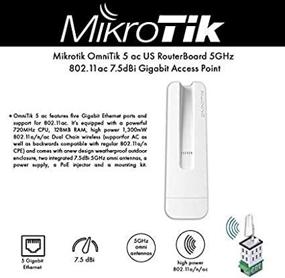 img 2 attached to Mikrotik OmniTIK RBOmniTikG 5HacD US 802 11Ac Ethernet