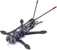 fpvking carbon fiber x-type frame kit for 1306 1407 motor fpv quadcopter drone - 4inch 175mm with 3mm arms logo