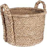 household essentials wicker storage braided logo