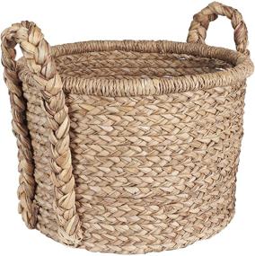 img 4 attached to Household Essentials Wicker Storage Braided