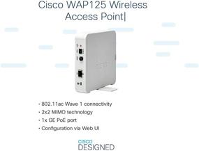 img 1 attached to 📶 Cisco WAP125 Wireless-AC Dual Band Desktop Access Point with Limited Lifetime Protection, WAP125-A-K9-NA