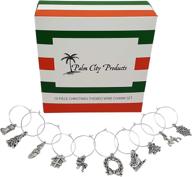 palm city products christmas themed logo