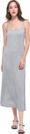 👗 papicutew women's long full cami slip dress: comfortable sleeveless nightgown logo