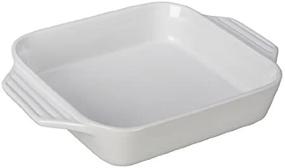 img 1 attached to Creuset Stoneware Square 9 5 Inch White