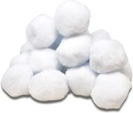 ❄️ 40 pack indoor plush snowballs - white christmas fake snowballs, 3.5 inch - fun play snow fight toy ball game for adults &amp; kids - winter holiday decorations - gift boutique логотип