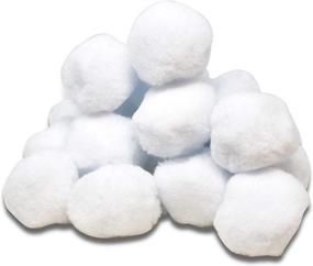 img 3 attached to ❄️ 40 Pack Indoor Plush Snowballs - White Christmas Fake Snowballs, 3.5 inch - Fun Play Snow Fight Toy Ball Game for Adults &amp; Kids - Winter Holiday Decorations - Gift Boutique