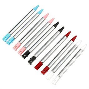 img 2 attached to 🖊️ 10 Pack of Metal Stylus Touch Pens for Nintendo 3DS, 3DS XL, 3DS LL - Compatible & Retractable