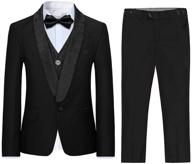 premium boyland pieces tuxedo jacquard wedding boys' clothing and suits & sport coats: sophisticated styles for young gentlemen logo