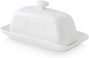 img 4 attached to 🍽️ KOOV Butter Perfect Boat Shaped Porcelain