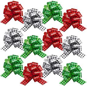 img 4 attached to Pieces Christmas Buffalo Checkered Garland