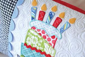 img 1 attached to 🎉 Enhance Birthdays with Kimberbell Bench Pillows Machine Embroidery