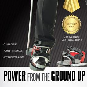 img 1 attached to GolfJOC PivotPro Training Aid for Right-Handed Golfers, Suitable for Shoe Sizes 7 - 14