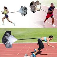 48 inch lucasng speed training resistance parachute for enhanced sports power and running performance logo