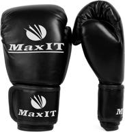 🥊 maxit pro style padded youth boxing gloves: ideal junior hand glove set for sparring, kickboxing, punching bag & junior training logo