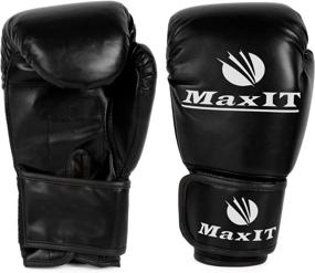 img 3 attached to 🥊 MaxIT Pro Style Padded Youth Boxing Gloves: Ideal Junior Hand Glove Set for Sparring, Kickboxing, Punching Bag & Junior Training