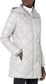 img 3 attached to 🧥 Marc New York by Andrew Marc Women's Claremont Diamond Quilted Down Jacket: Stay Warm in Style with Removable Hood