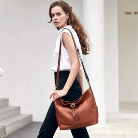 img 3 attached to 👜 CLUCI Подлинные дизайнерские сумки и кошельки на плечо для женщин - коллекция сумок Hobo