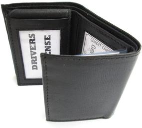 img 2 attached to Durable Leather Lambskin Trifold Wallet