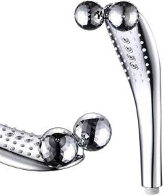 img 4 attached to 💆 Massage Shower Head - High Pressure Handheld Shower Heads with High Power Performance; Multiple Functions, Water-Saving Spray, Detachable; Chrome Shower Head with Massager - Indulge in SPA-like Bathing Experience