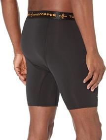 img 1 attached to 🩲 Tommie Copper Men's Compression Shorts with Fly: Enhanced Performance and Comfort