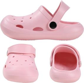 img 2 attached to Beslip Boys' Toddler Summer 👶 Garden Sandals Shoes - Clogs & Mules