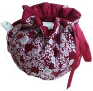 🍵 kabake tea cosy: vintage floral teapot dust cover & cozy with insulation pad – 100% cotton kitchen home decor for housewives, friends, and moms logo