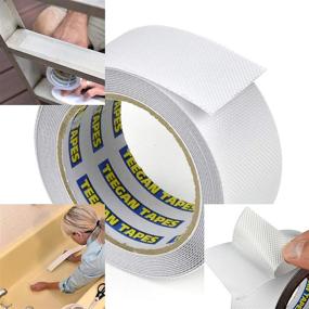 img 4 attached to 💧 Waterproof Anti-Slip Friction Tape - Clear, Non-Slip Tape for Home, Commercial & Industrial Use by Teegan Tapes